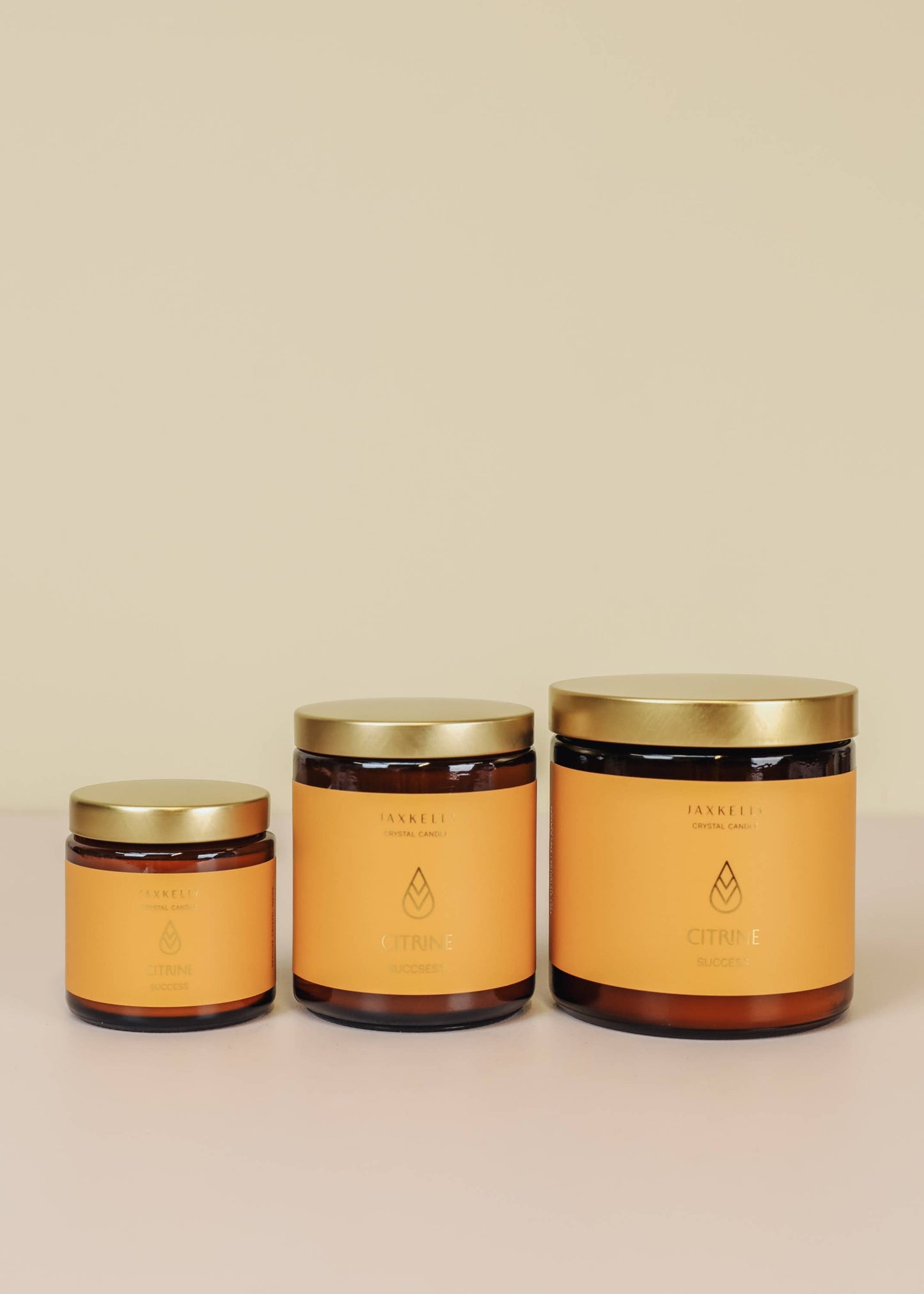 Crystal Candles - Citrine - Success - 4oz