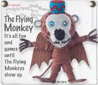 String Doll Gang - Flying Monkey Keychain
