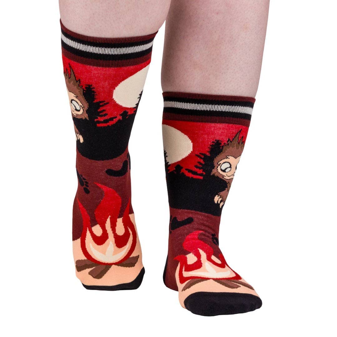 Foot Clothes - Cute Bigfoot Crew Socks