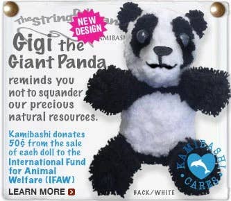 String Doll - Gigi the Giant Panda Keychain