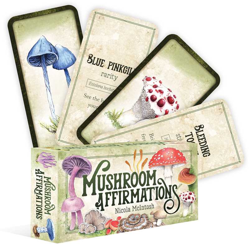 Mushroom Affirmations Mini Deck by Nicola McIntosh