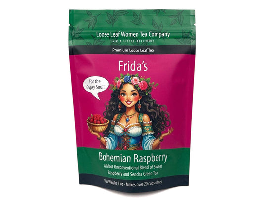 Loose Leaf Women - Frida's Bohemian Raspberry Tea: 2 oz Pouch