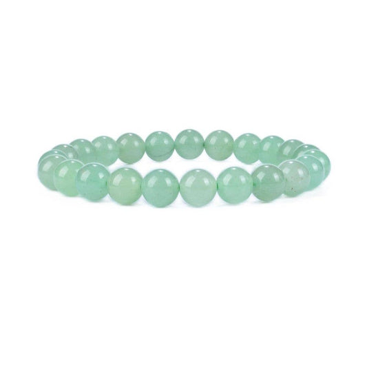 Energy Beads - 8mm Green Aventurine - Beaded Bracelet