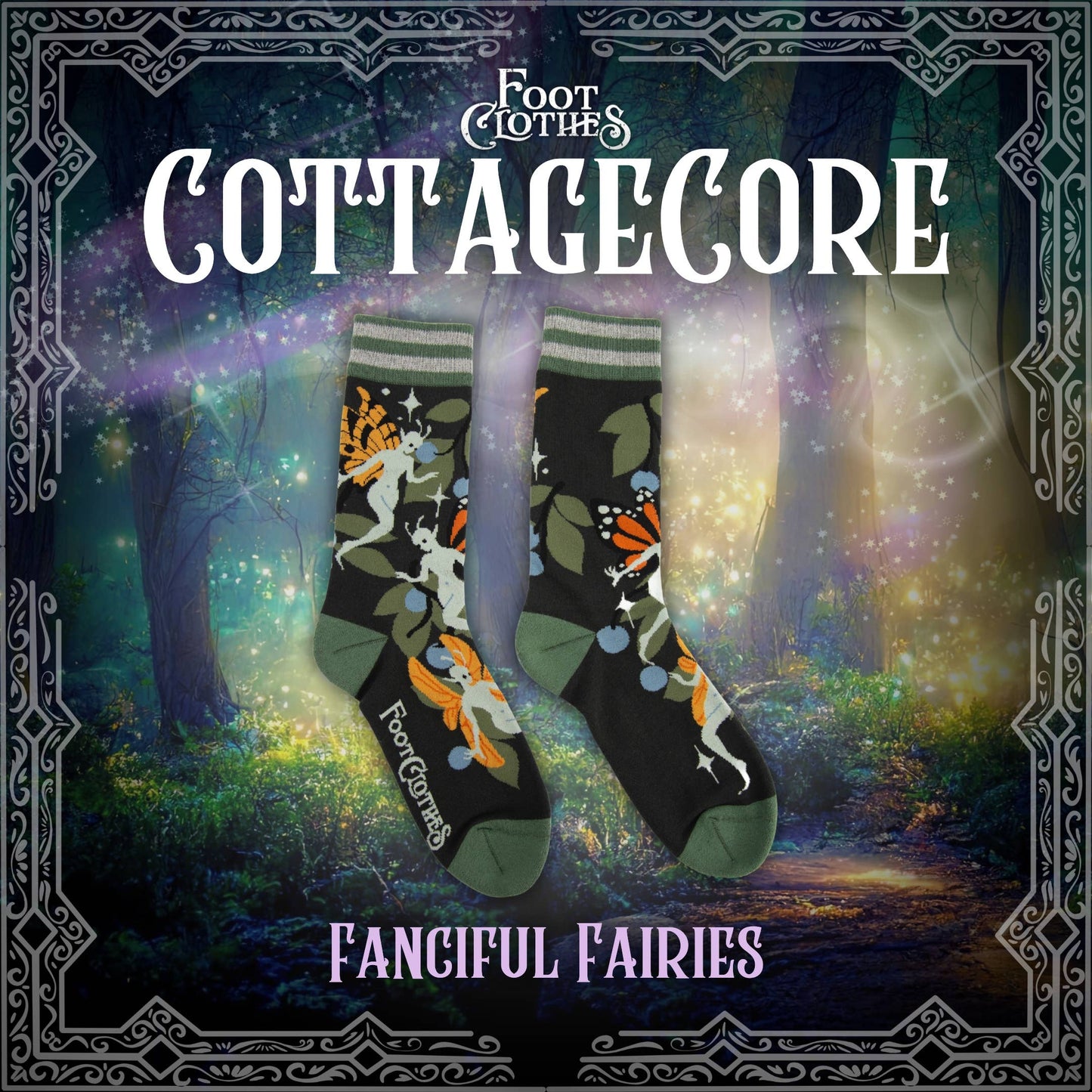 Socks - Foot Clothes - Fanciful Fairies Crew