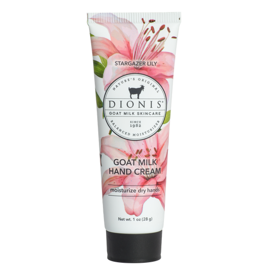 Dionis Stargazer Lily Goat Milk Hand Cream, 1oz