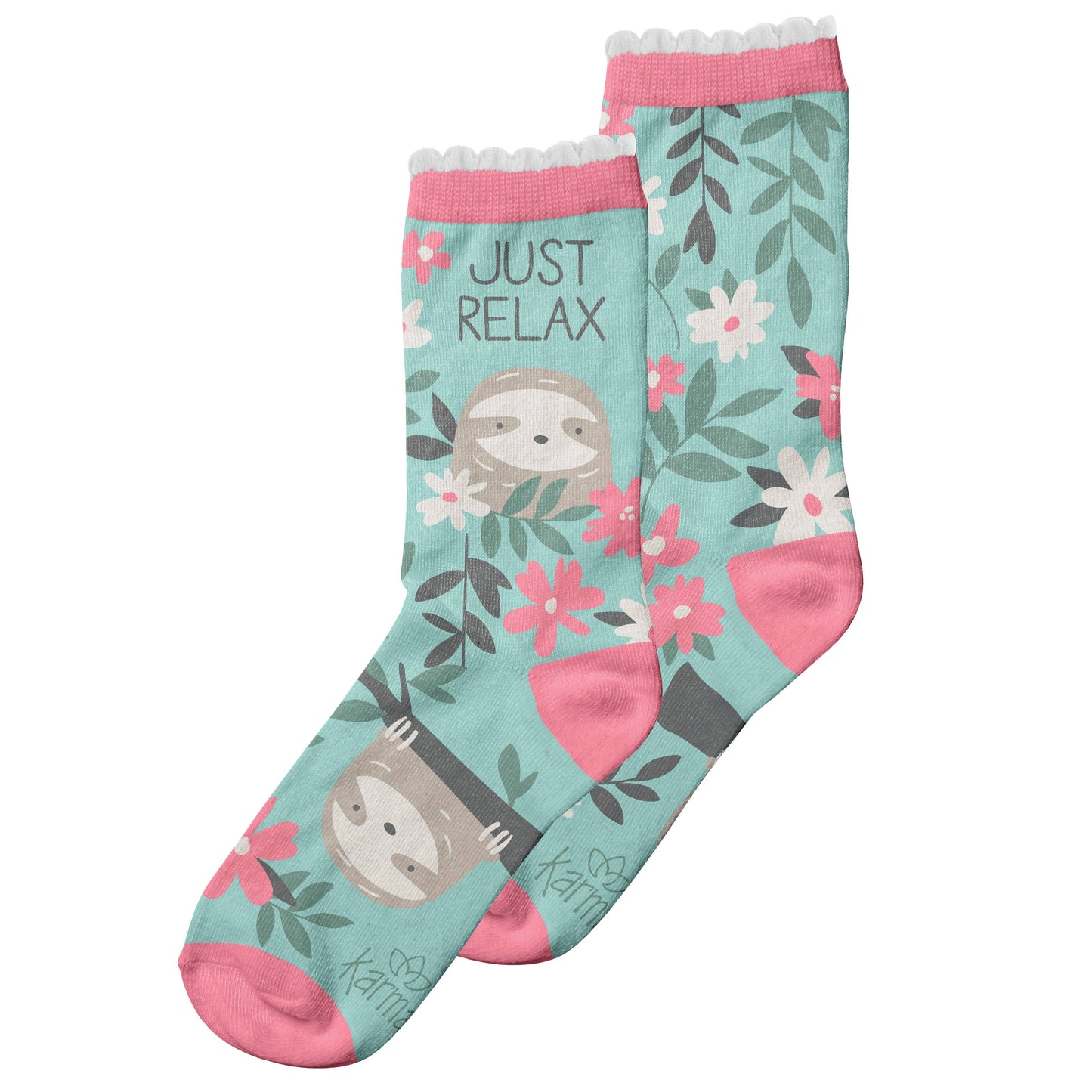 Karma Crew Socks: Cat