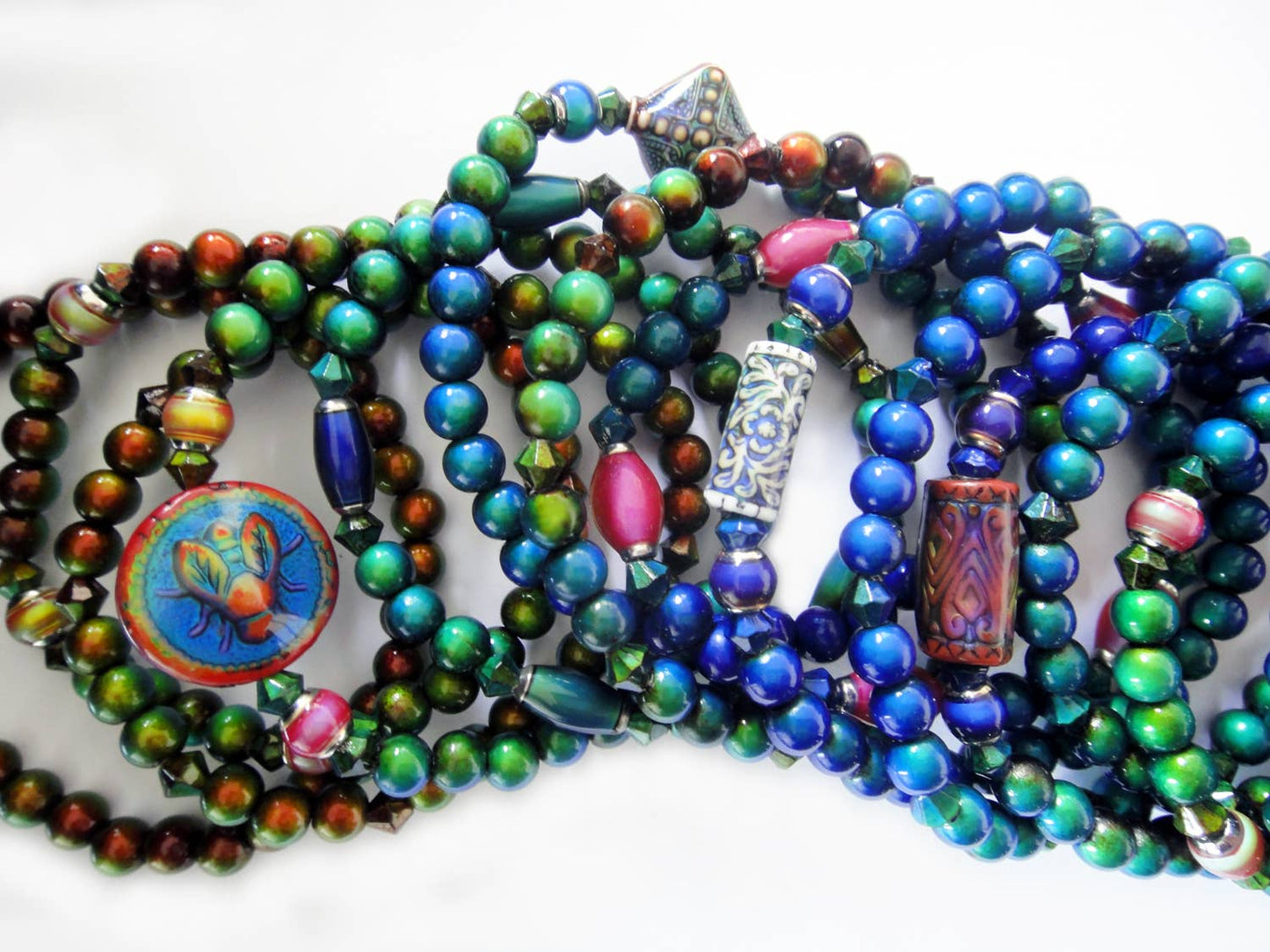 Micro Mirage Bead Bracelets