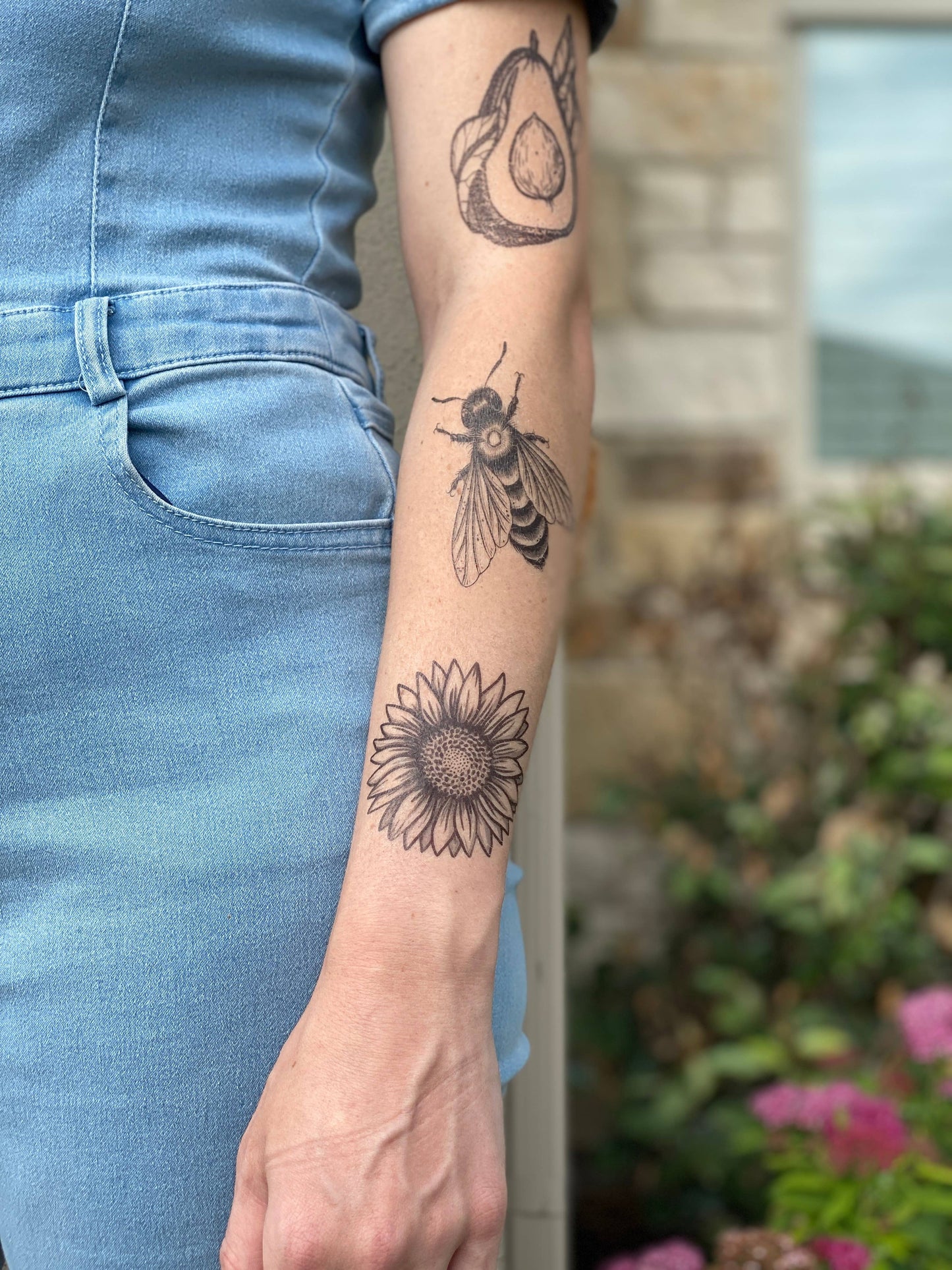 Nature Tats - Big Bee Temporary Tattoo: 1-Pack