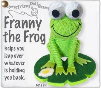 String Doll - Franny the Frog Keychain