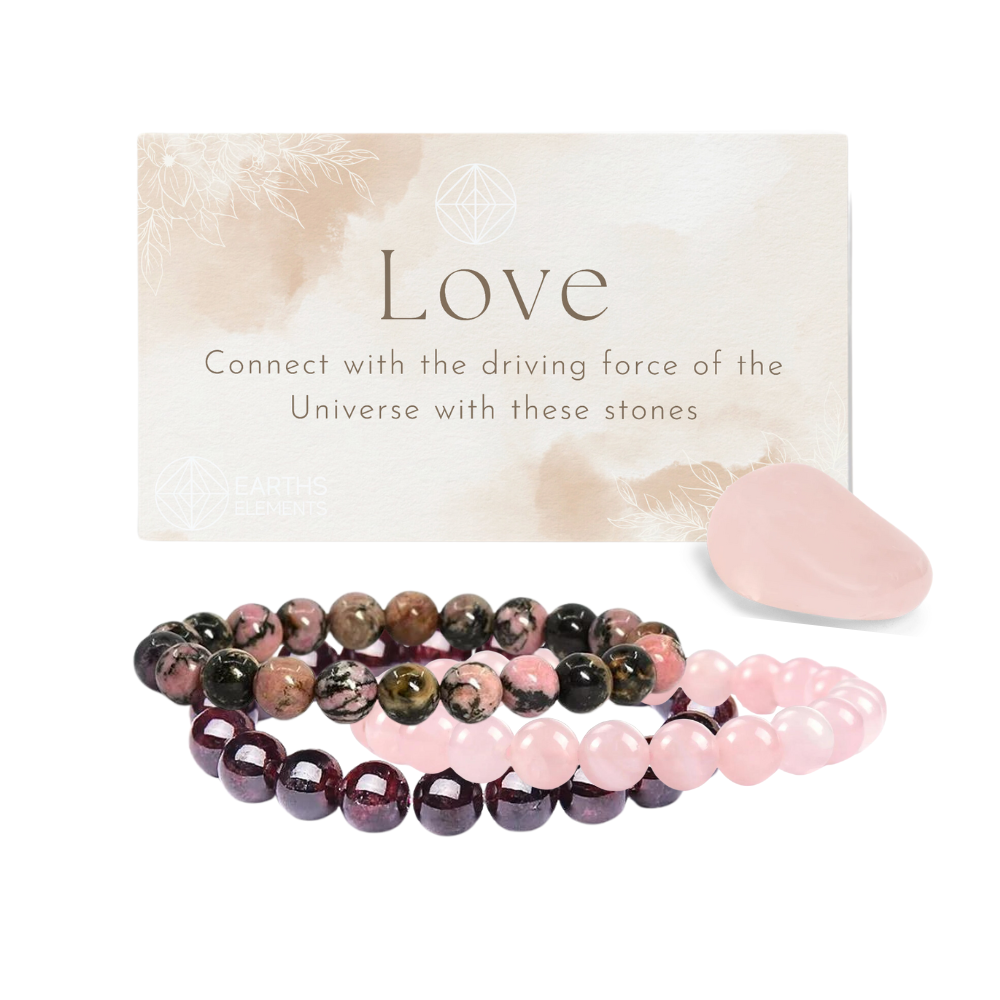 Intentions Bracelet Set - 8mm Love