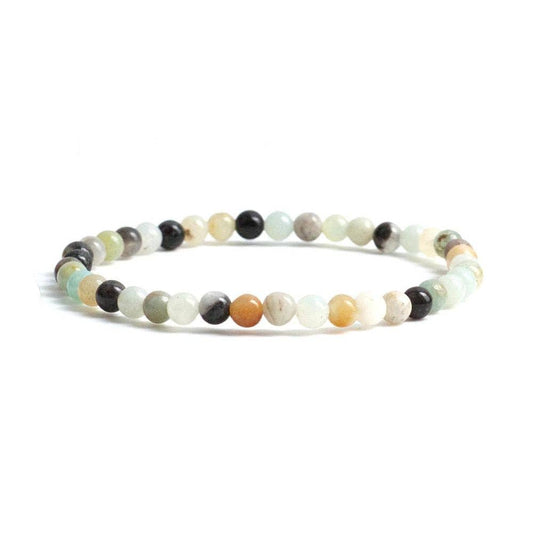 Energy Beads - 4mm Amazonite Beaded Bracelet