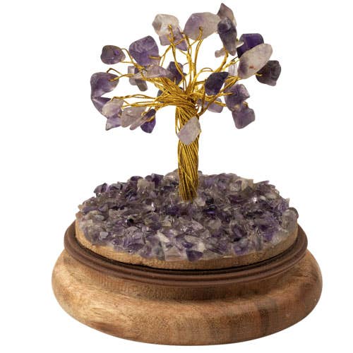 Peridot Wishing Tree in Dome (with Box)
