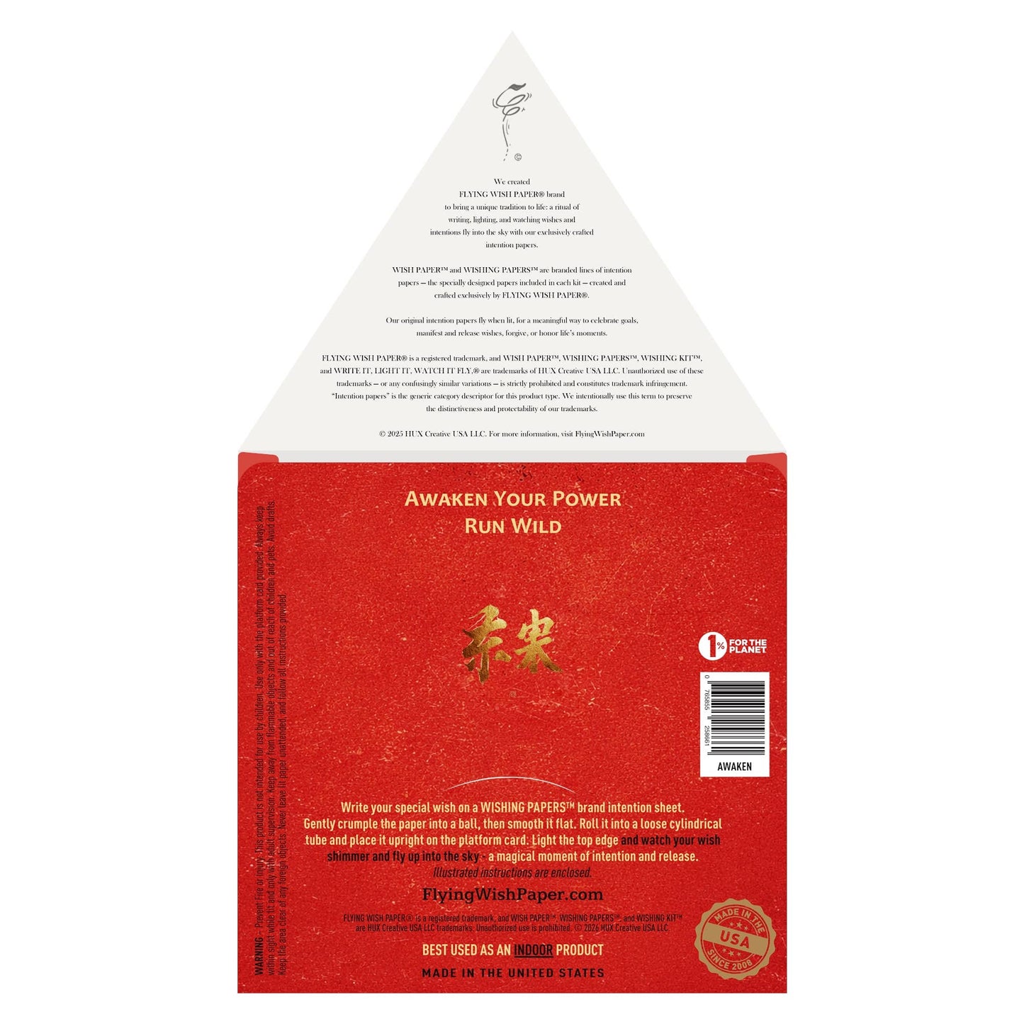 Awaken - Flying Wish Paper® Gift Kit, Freedom & Growth