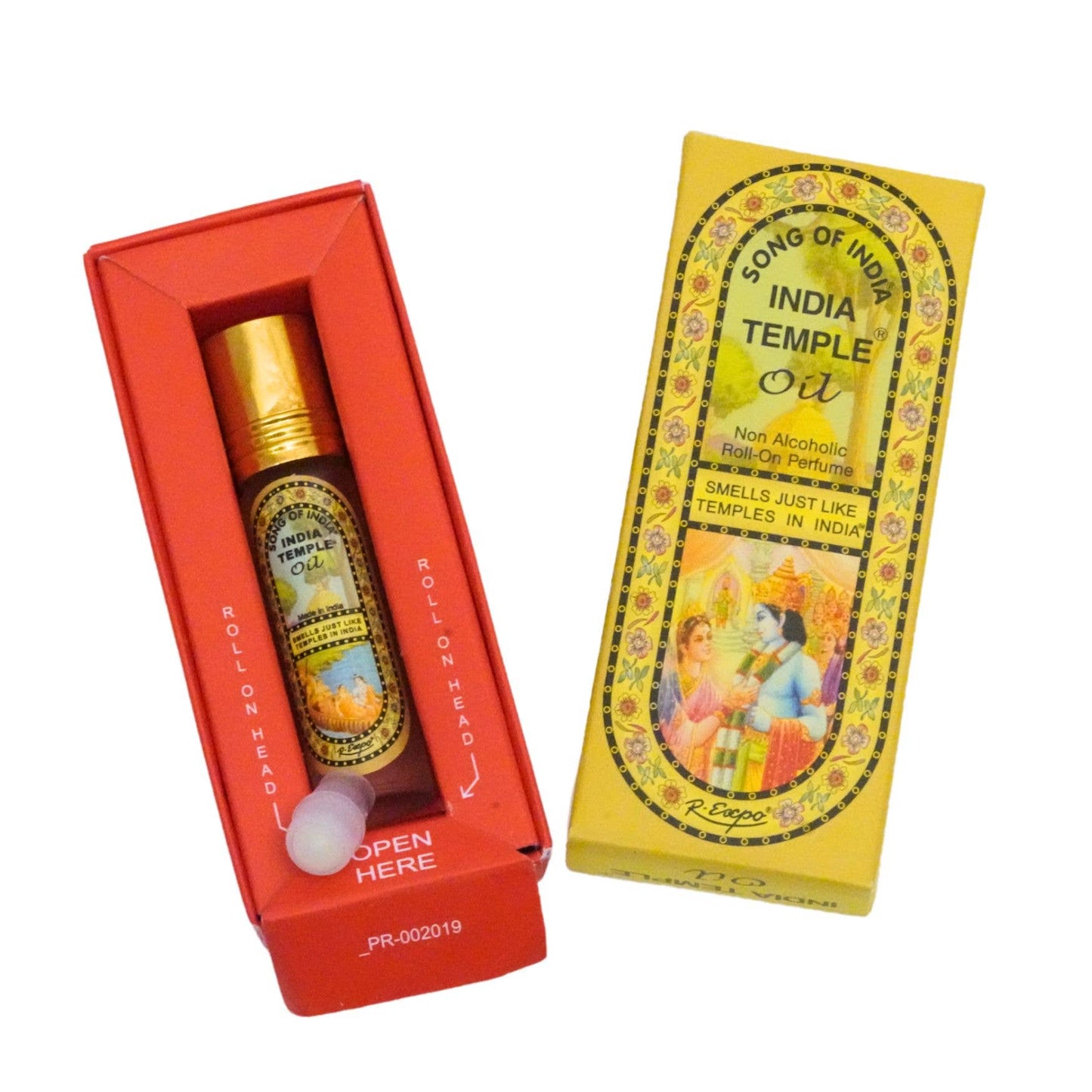 India Temple Roll on Oil Display of 12: India Temple / 8ml each