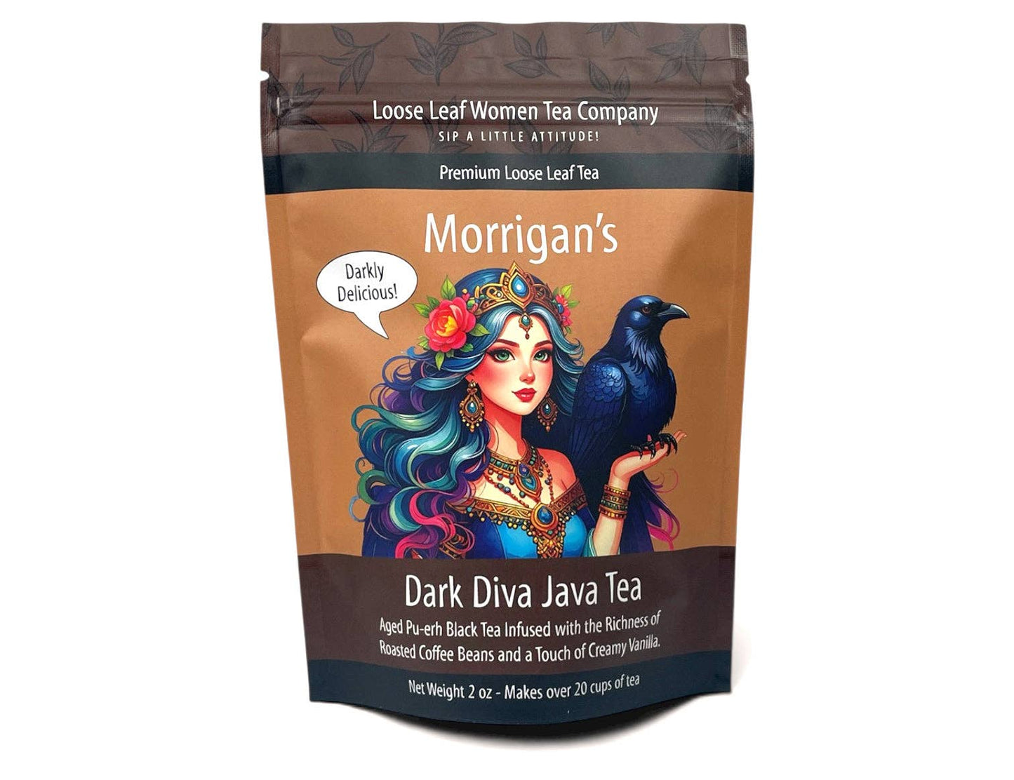 Loose Leaf Women - Morrigan's Dark Diva Java Tea: 2 oz Pouch