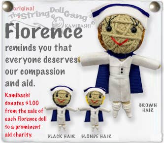 String Doll - Florence the Nurse Keychain