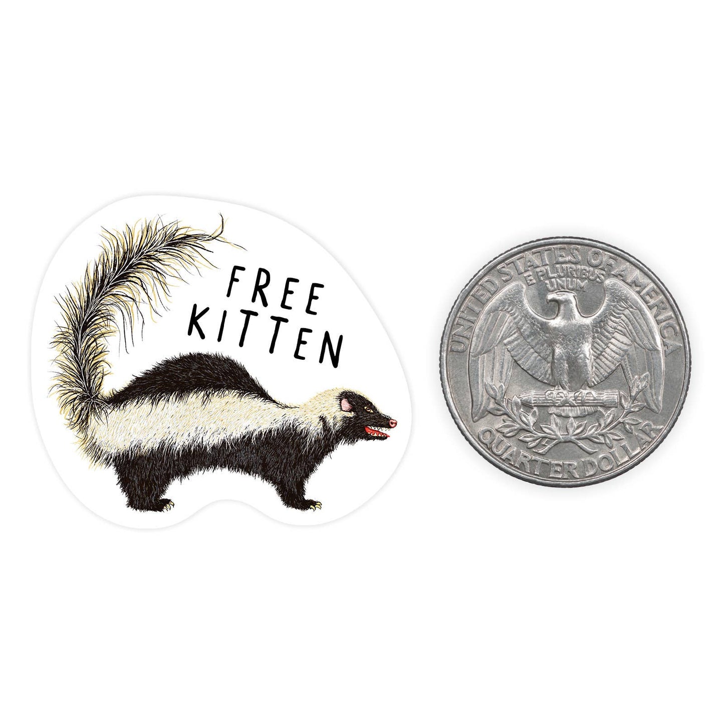 Free Kitten - Mini Sticker