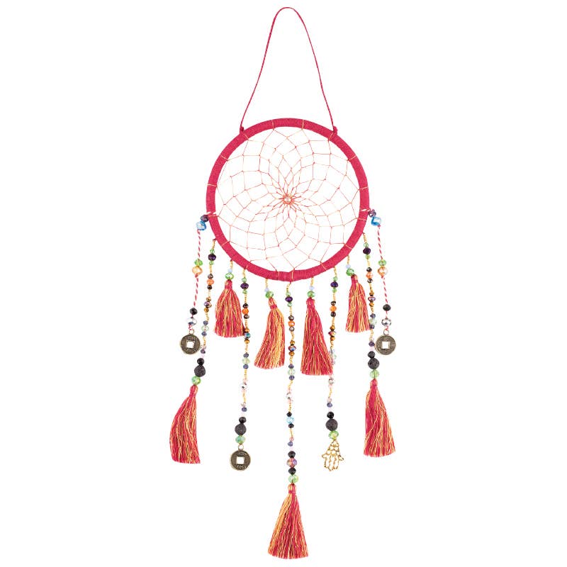 Red Beaded Dreamcatcher