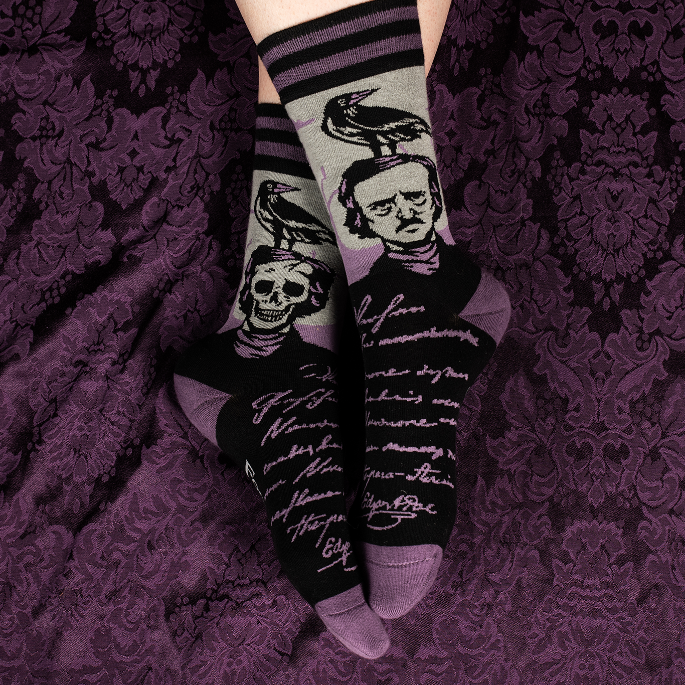 Socks - Foot Clothes - Raven Poe