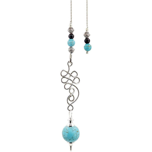 Pendulum 15 - Sephoroton Turquoise - Double Infinity Symbol