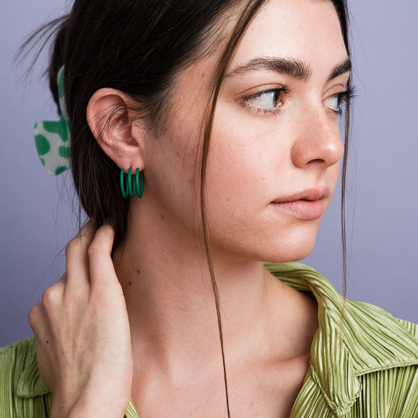 Earrings - Zia: Green - Larissa Loden