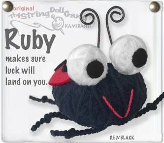 String Doll - Ruby the Ladybug Keychain