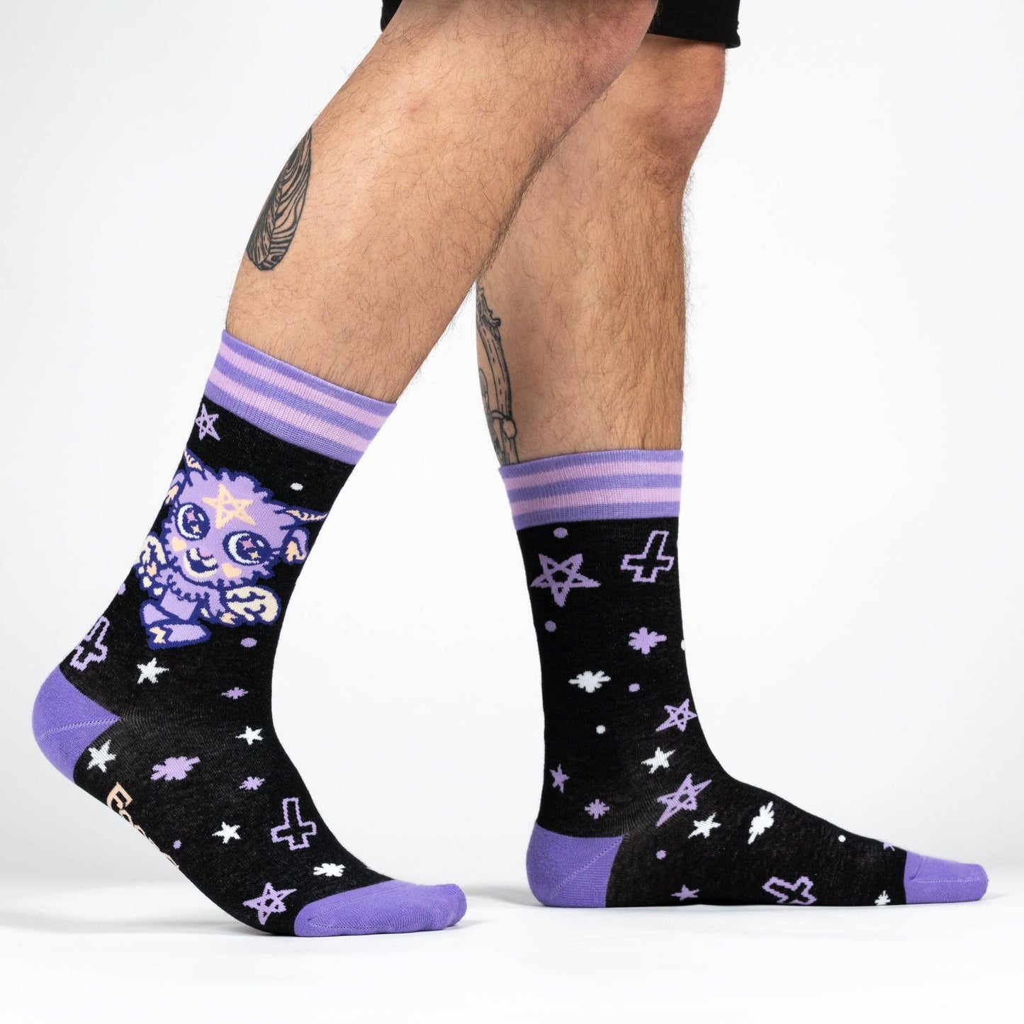 Foot Clothes - Cute Baphomet Crew Socks