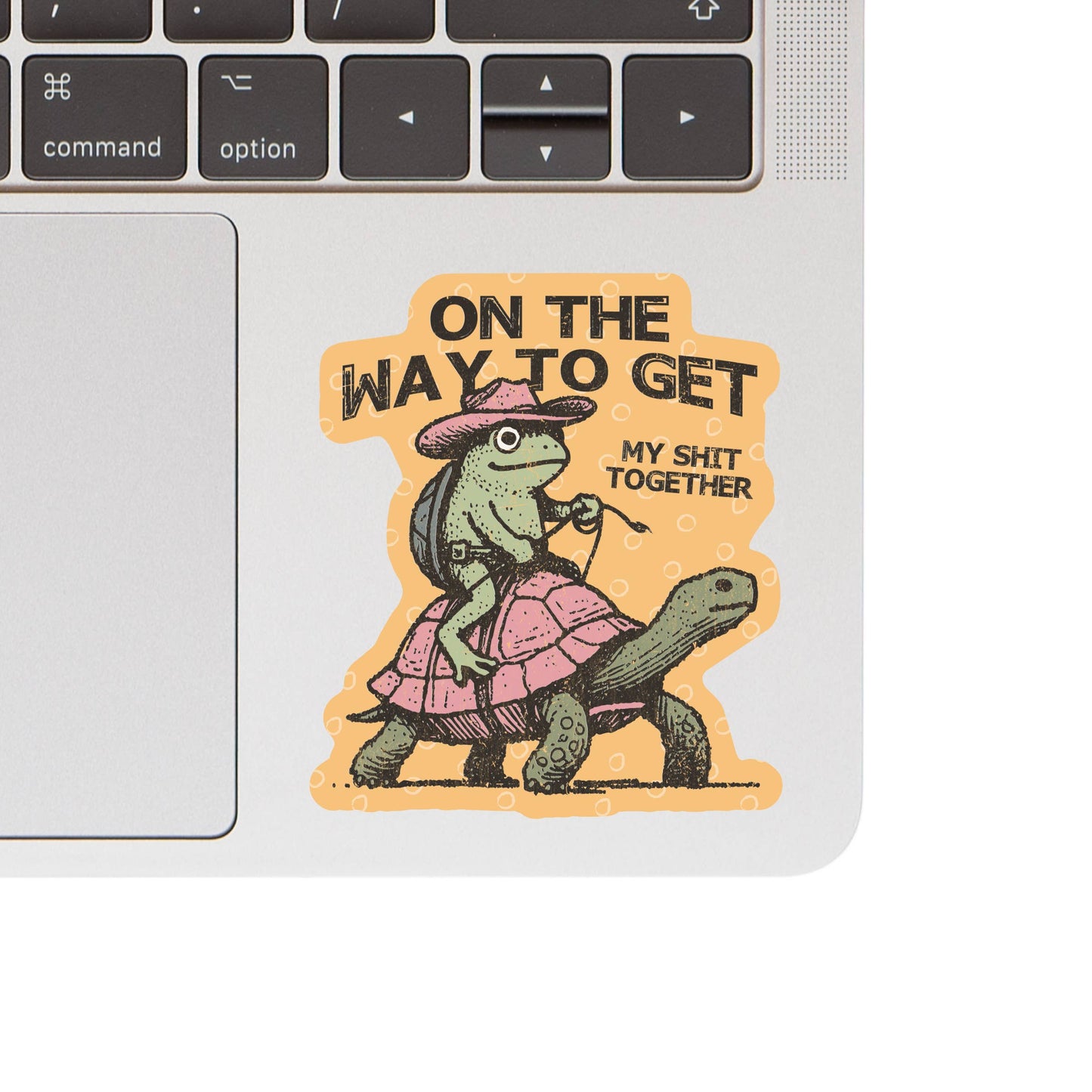 JM Stickers - Swear Frog Cowboy Funny Turtle High Quality Vinyl Sticker