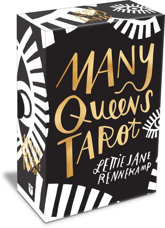 Many Queens Tarot by Lettie Jane  Rennekamp: Mixed Media; 20 pages / English