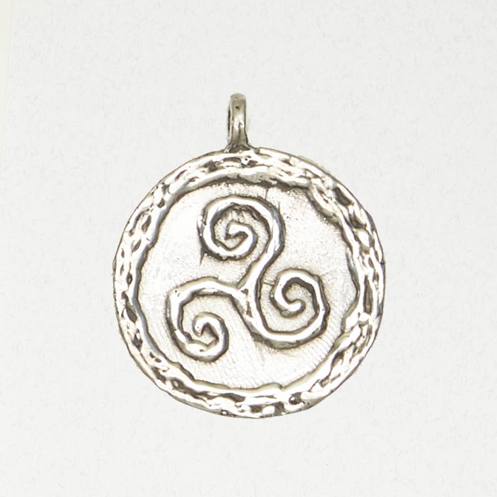 Nirvana Eire - Celtic Pendant - Talisman Of The Sacred Three: Pewter