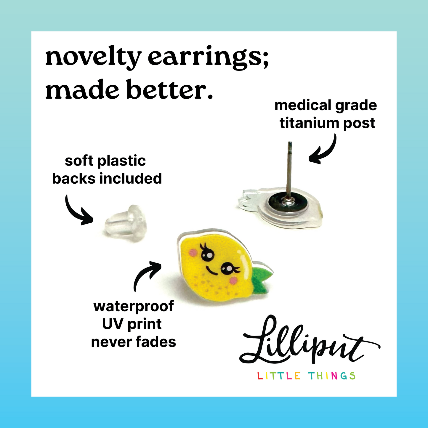 Lilliput Earrings - Evil Eye