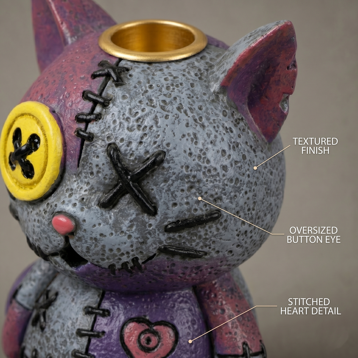 Cat Voodoo Doll Backflow Burner