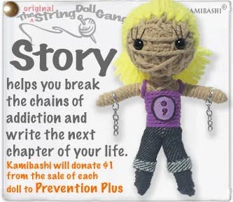 String Doll - Lyme Warrior Keychain