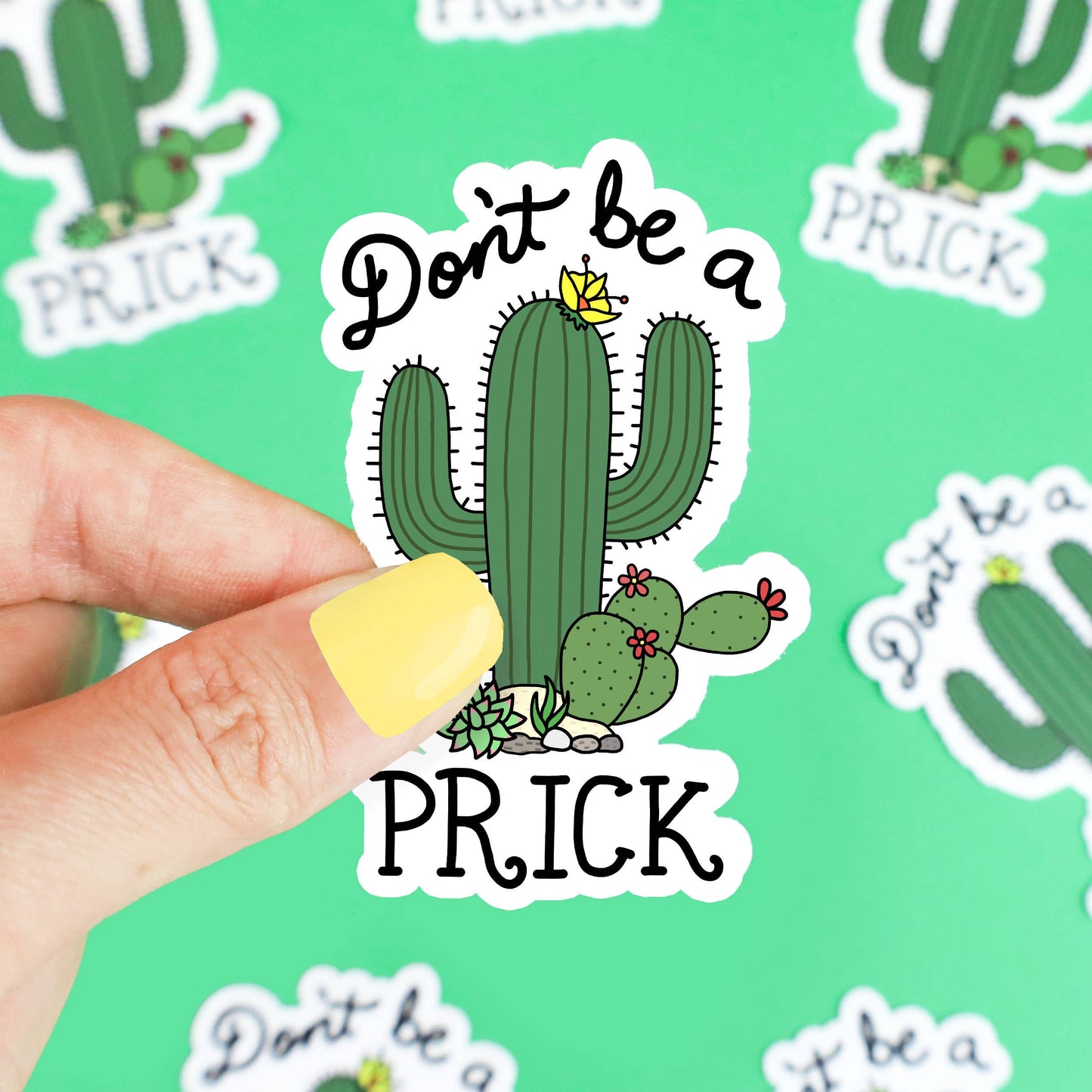 Stickers - TS -Don't Be A Prick Cactus