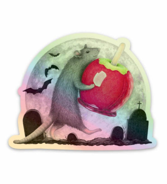 Stickers- Abundance Illustration- Halloween Rat