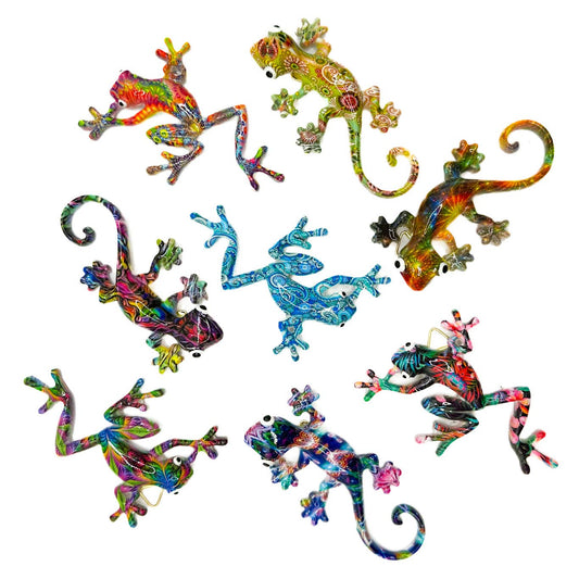 Geckos & Frogs - Colorful Resin
