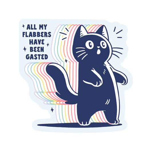 JM Stickers - Funny Cute Kitty Cat Sarcastic High Quality Vinyl Sticker