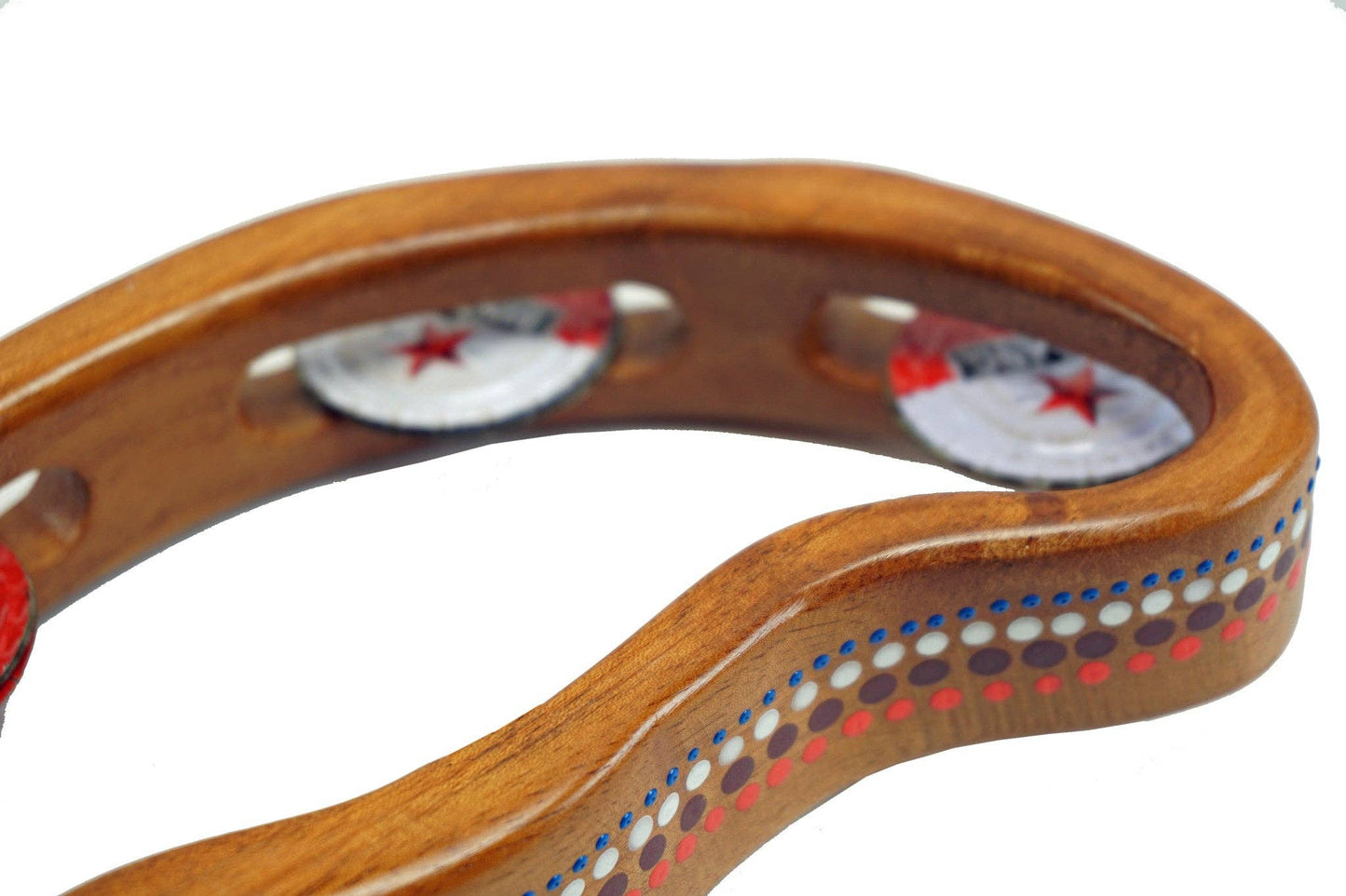 Half Moon Tambourine Instrument