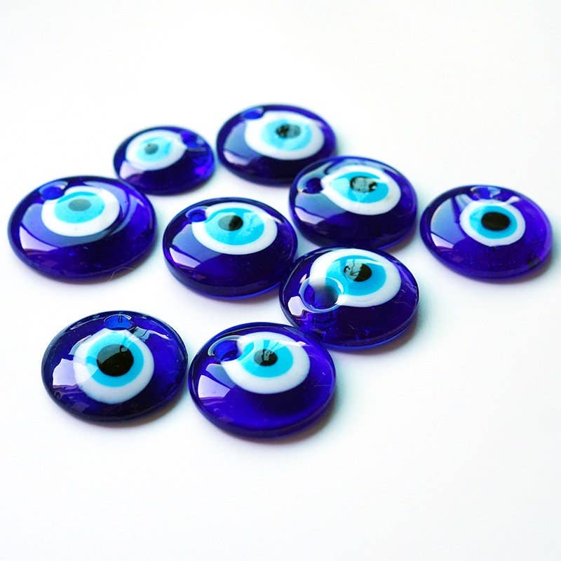 Blue Turkish Evil Eye Pendant 30 mm