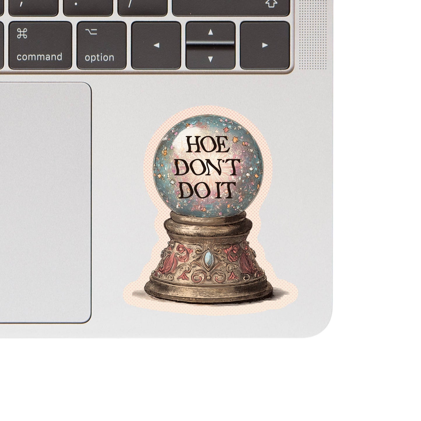Funny Omen Crystal Ball High Quality Vinyl Sticker
