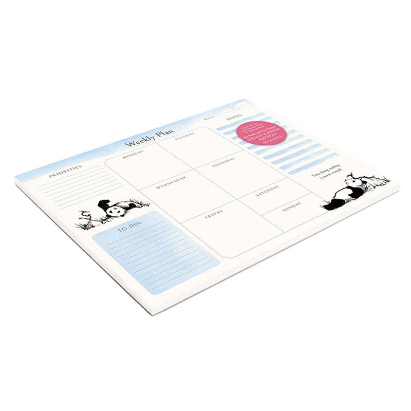 Big Panda and Tiny Dragon Weekly Planner Notepad