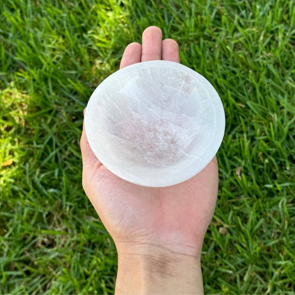 Selenite - Charging Bowl, Round