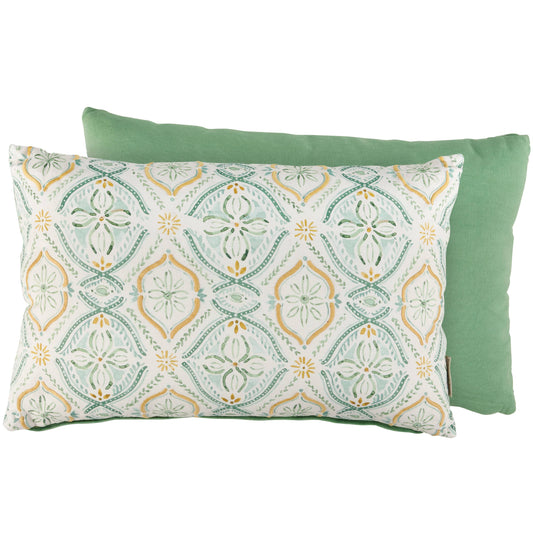 Green Beaded Pillow