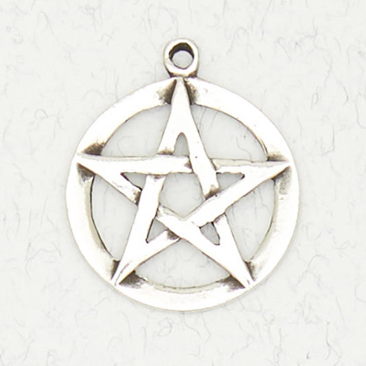 Nirvana Wicca Pendant - Pentacle: Pewter