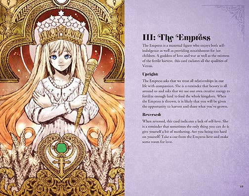 Anime Tarot Deck and Guidebook