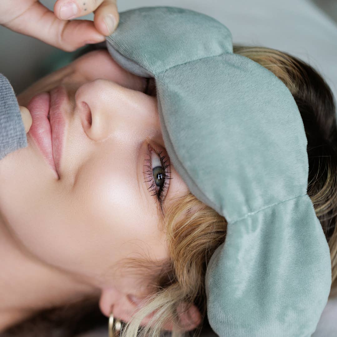 Sage Weighted Sleep Mask - Eye Mask