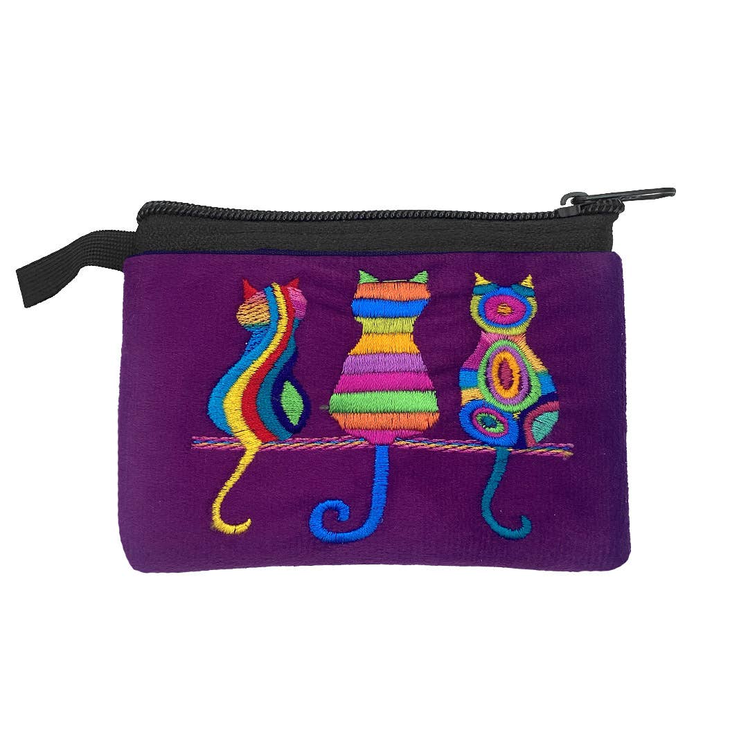 3 Cats Ecuadorian Coin Purse
