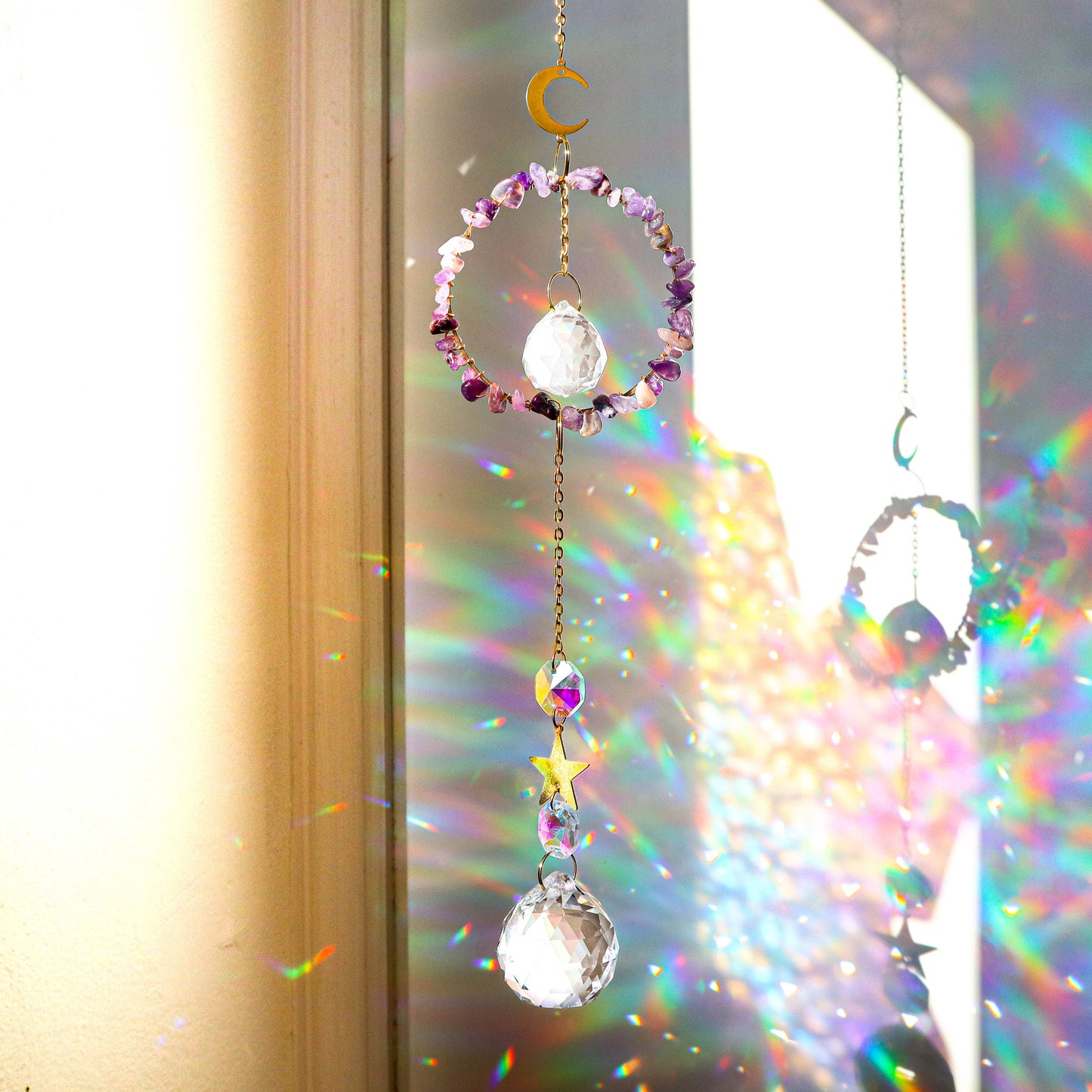 Gemstones Suncatcher: Amethyst