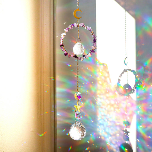 Gemstones Suncatcher: Amethyst