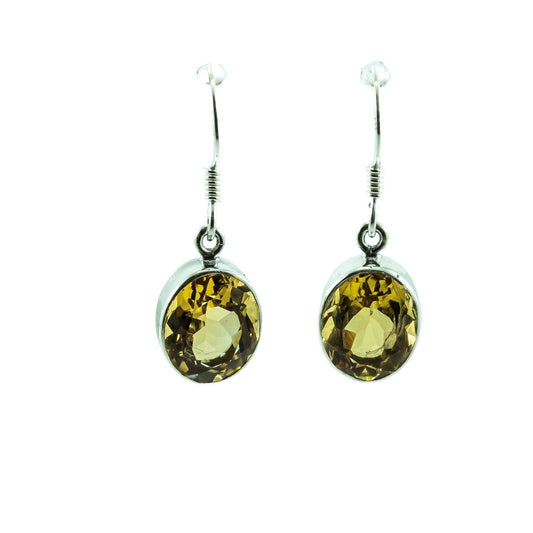 Earrings 54 - Citrine Sterling Silver